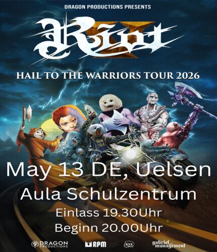 Riot V - Hail to the Warriors Tour 2026