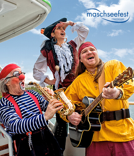 "Schiff ahoi" mit den Maschseepiraten