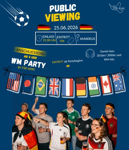 Public Viewing & WM-Party by FSR WiRe